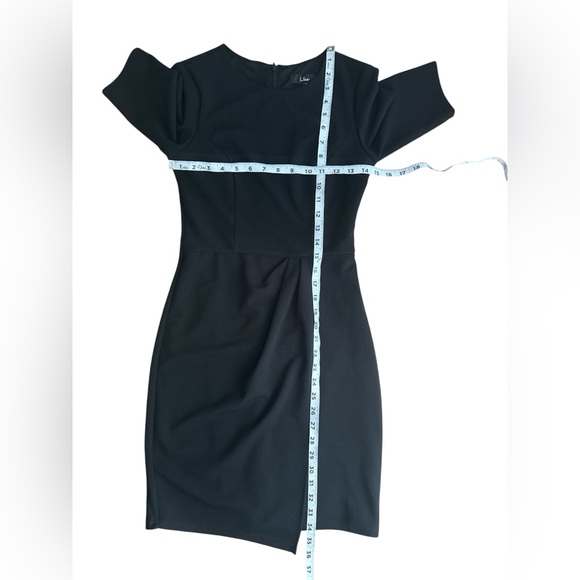Lulus Westwood Black Half Sleeve Sheath Dress Size Small - Picture 11 of 11